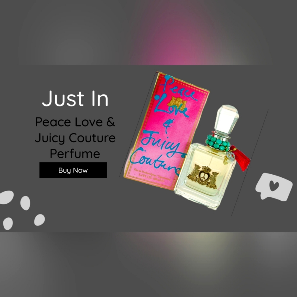 - Juicy Couture Peace Love & Juicy Couture Perfume  100ml BNIB Pack…